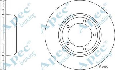 APEC BRAKING dsk931 -  Тормозной диск